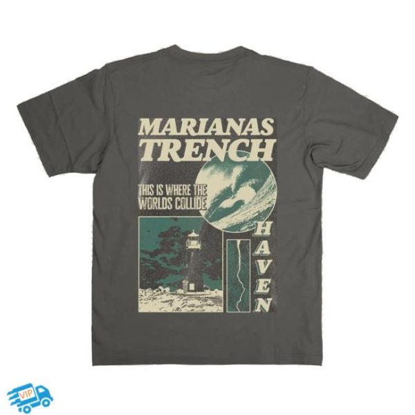Worlds Collide Summer Merch Marianas Trench Worlds Collide Summer Shirt