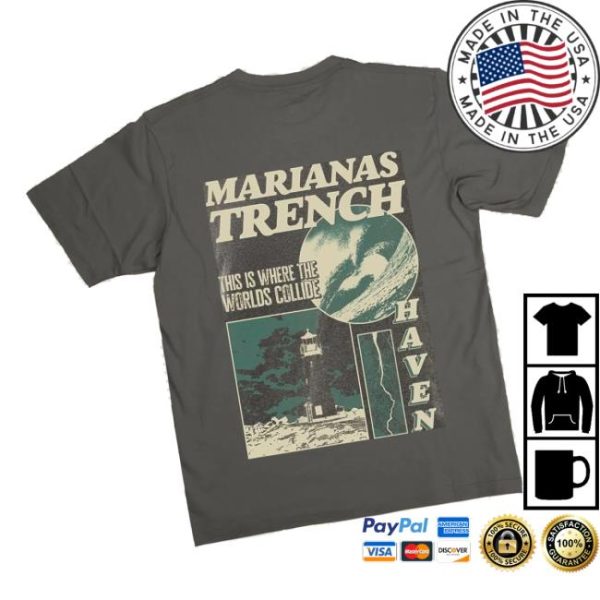 Worlds Collide Summer Merch Marianas Trench Worlds Collide Summer Shirt