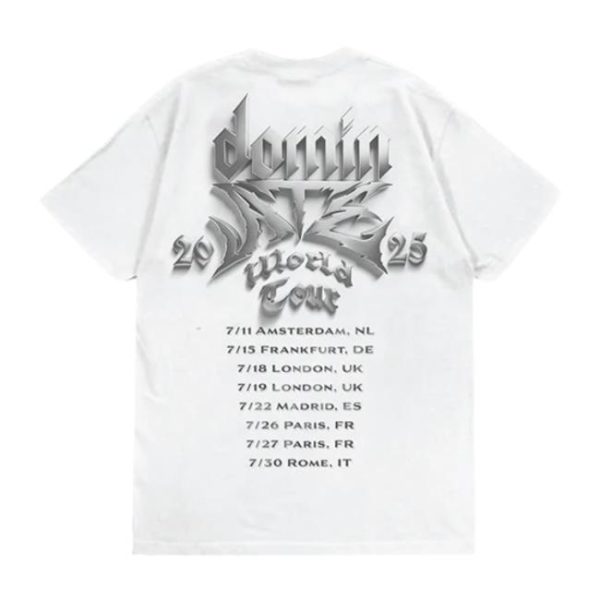 Stray Kids Store Merch Dominate Tour White T-Shirt
