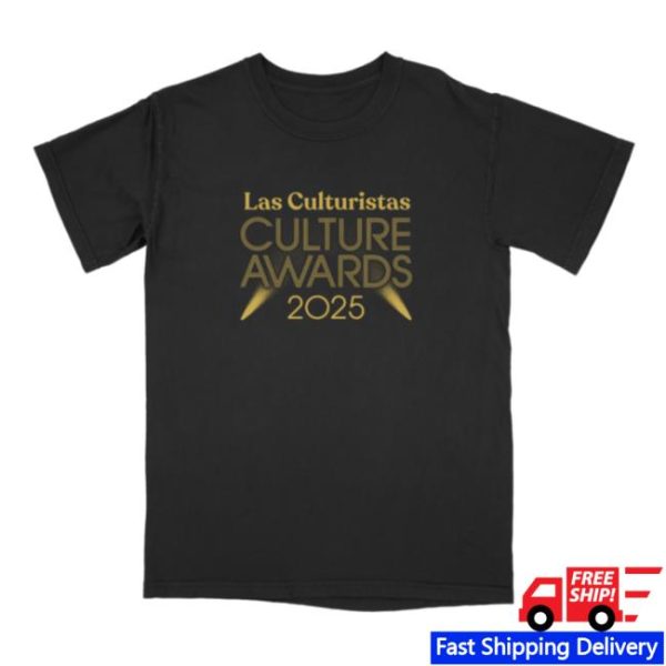 Las Culturistas Shop Store Merch Culture Awards 2025 Black Tee