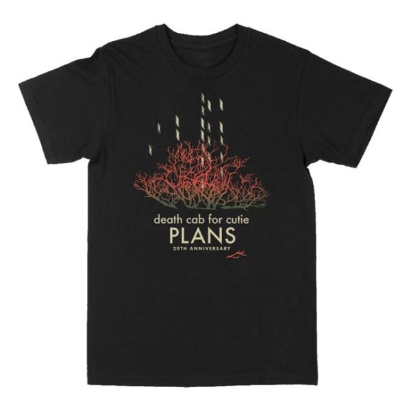Death Cab For Cutie Merch Store Shop Plans 20Th Anniversary T-Shirt