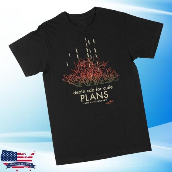 Death Cab For Cutie Merch Store Shop Plans 20Th Anniversary T-Shirt