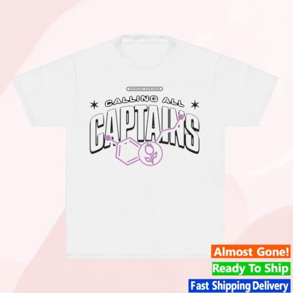 Armada Merch Store Shop Calling All Captains Arch White T-Shirt