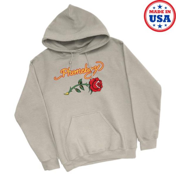 Phoneboy Merch Store Shop Flower Pullover Hoodie Sand