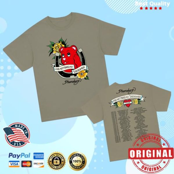 Phoneboy Merch Store Shop Hardy 2025 Tour T-Shirt Olive