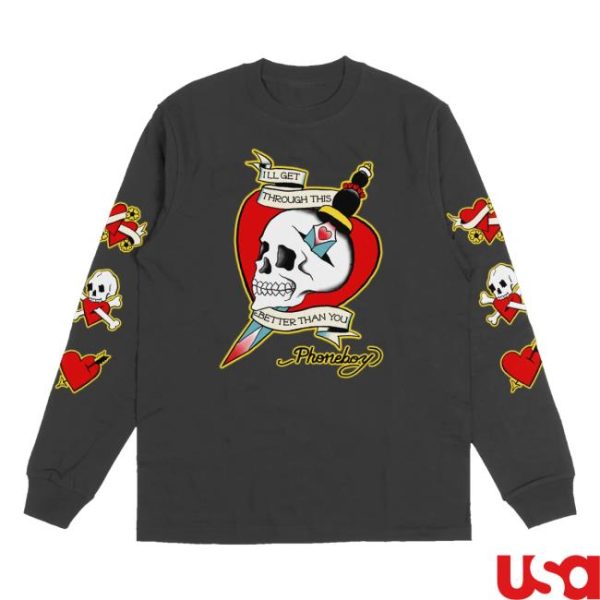 Phoneboy Merch Store Shop Skulls Long Sleeve
