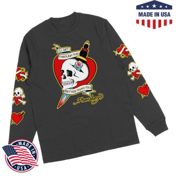 Phoneboy Merch Store Shop Skulls Long Sleeve