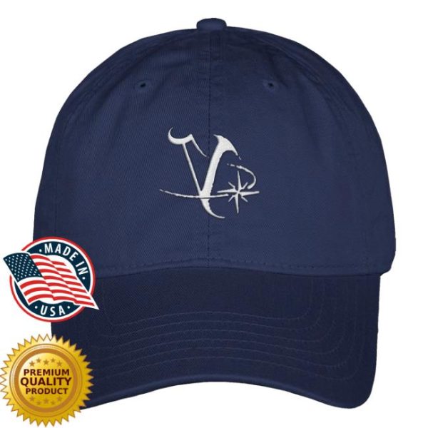 Quadeca Merch Store Shop Vanisher Embroidered Navy Hat