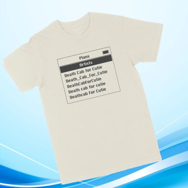 Deathcabforcutie Store Merch Dcfc Screen T-Shirt