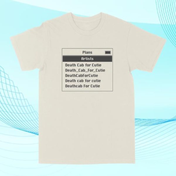Deathcabforcutie Store Merch Dcfc Screen T-Shirt