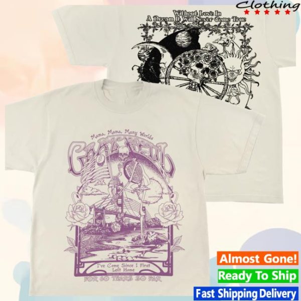Online Ceramics Store Merch Grateful For 60 Years Cream Tee