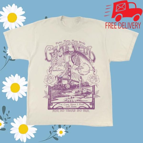 Online Ceramics Store Merch Grateful For 60 Years Cream Tee