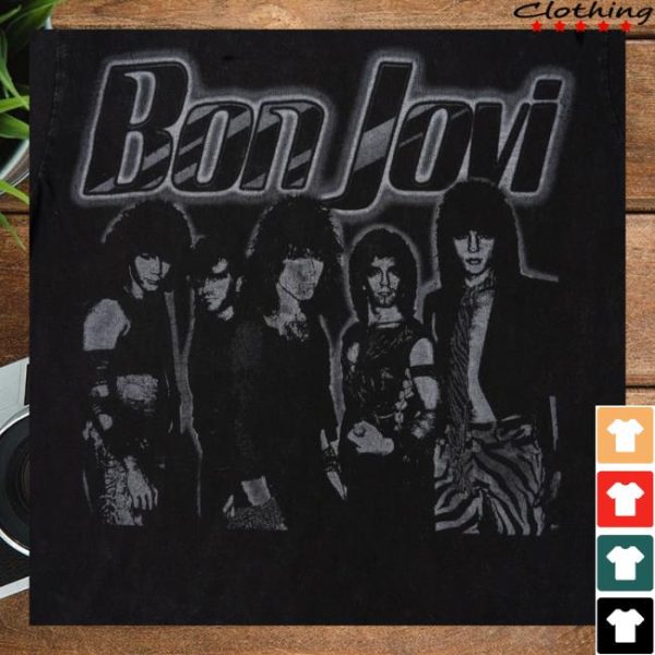 Bon Jovi Store Merch Bon Jovi Distressed T-Shirt