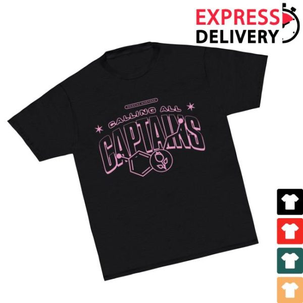 Armada Merch Store Shop Calling All Captains Arch Pink T-Shirt