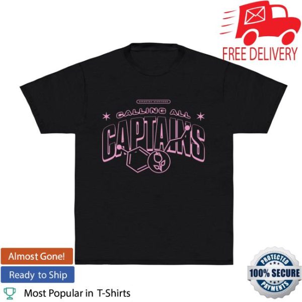 Armada Merch Store Shop Calling All Captains Arch Pink T-Shirt