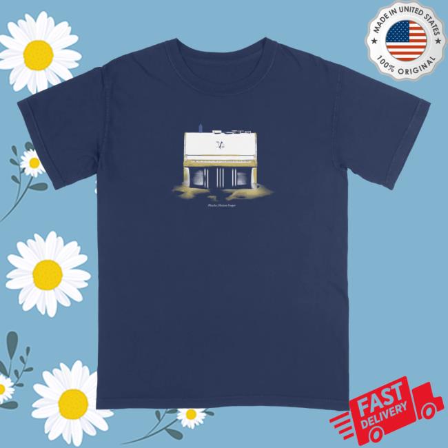 Quadeca Store Merch Vanisher Navy Blue Tee - Newest Fashion Trends