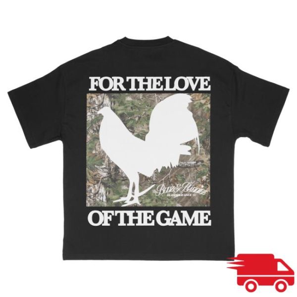 Budzandbaddiez Store Merch Camo Chicken Black Tee