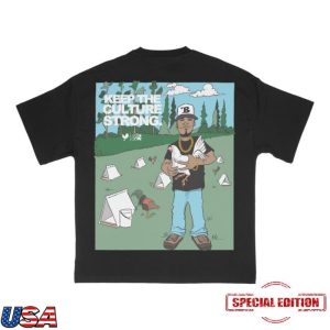 Budzandbaddiez Store Merch Keep The Culture Strong Black Tee