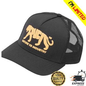 Rvca Store Merch Big Cat Curved Trucker