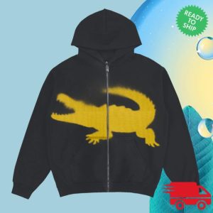 Yeat Official Merch Store Shop Dangerous Summer Alligator Zip Hoodie