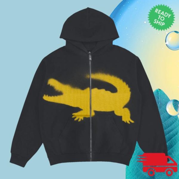 Yeat Official Merch Store Shop Dangerous Summer Alligator Zip Hoodie