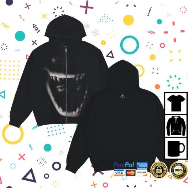 Yeat Official Merch Store Shop Dangerous Summer Jaws Zip Hoodie
