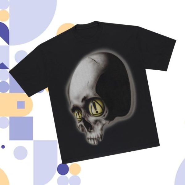 Yeat Official Merch Store Shop Dangerous Summer Skull Tee Black