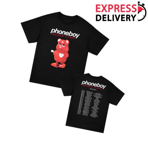 Phoneboy Merch Heartbreak Designer 2025 Tour T-Shirt