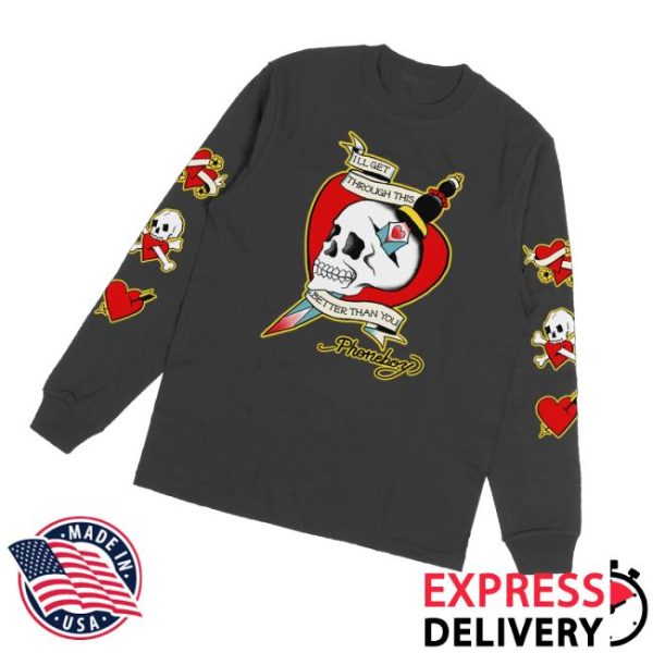 Phoneboy Merch Skulls Long Sleeve