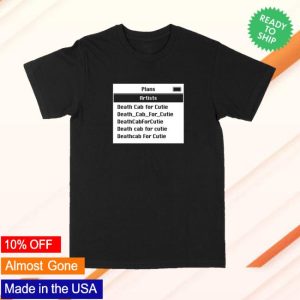 Death Cab For Cutie Merch Dcfc Screen T-Shirt