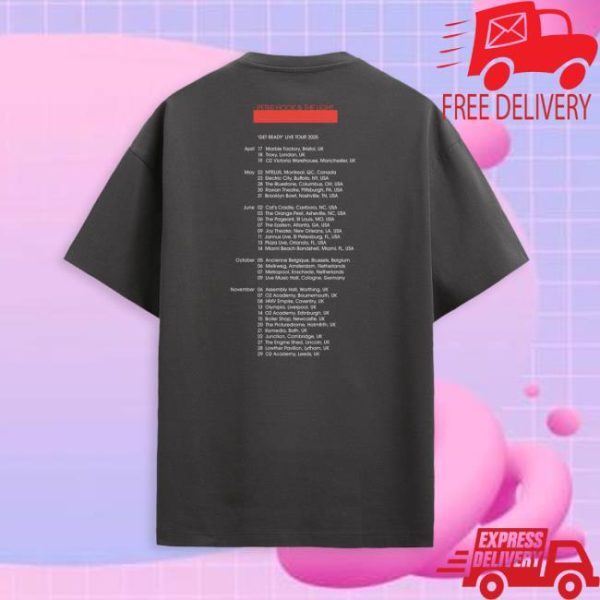 Kt8 Merch Store Merch Shop Peter Hook & The Light – Get Ready Tee 2025 – Signed