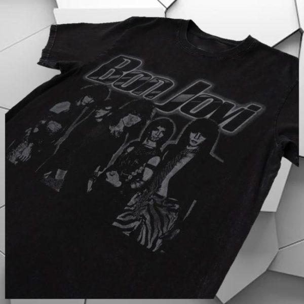 Bon Jovi Store Merch Shop Bon Jovi Distressed T-Shirt