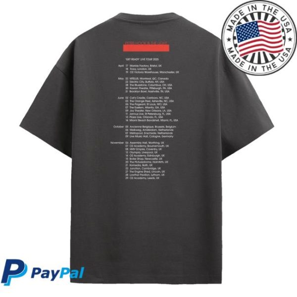 Kt8 Merch Store Shop Peter Hook and The Light Get Ready Tee 2025