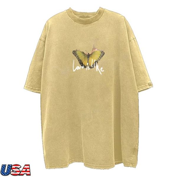Maroon5 Shop Store Merch Love Is Like Tee Yellow
