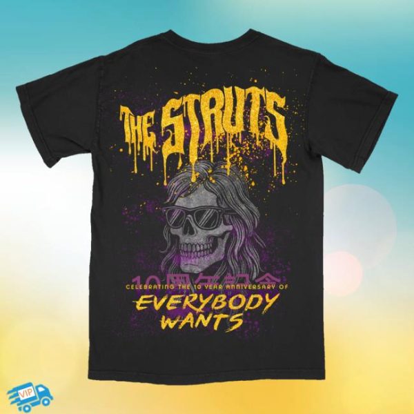 The Struts Merch Store Shop 10 Years Of Everybody Wants Tee
