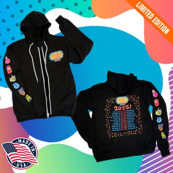 Yo Gabba Gabba Merch Store Shop Yo Gabba Gabba Live 2025 Official Toddler Tour Hoodie