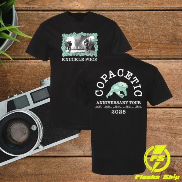 Knuckle Puck Merch Copacetic Anniversary Tour T-Shirt