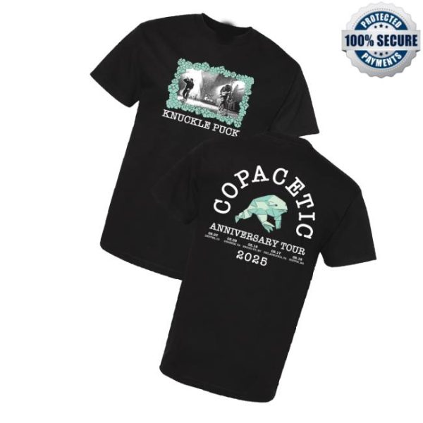 Knuckle Puck Merch Copacetic Anniversary Tour T-Shirt