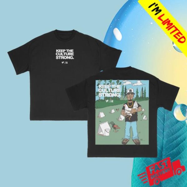 Budzandbaddiez Merch Store Shop Keep The Culture Strong Black Tee