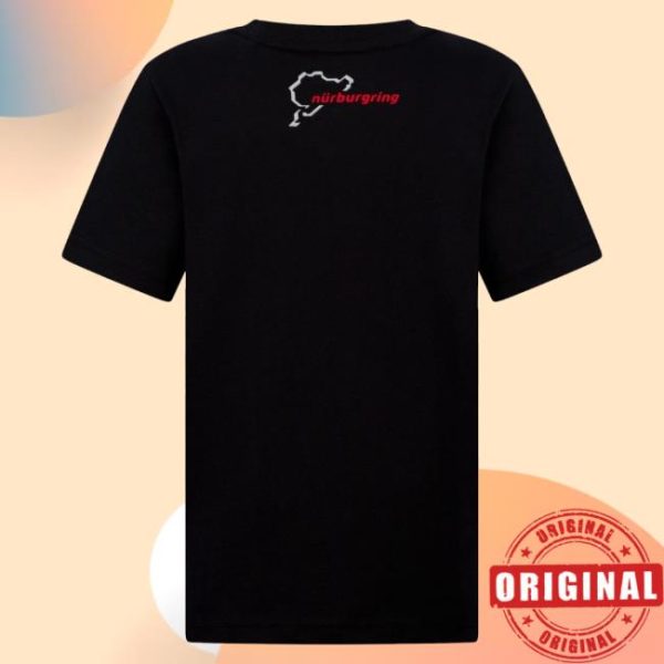 Paddock Legends Store Merch Nürburgring Racetrack Black T-Shirt