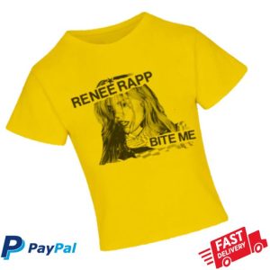 Renee Rapp Store Merch Yellow Bite Me Tee