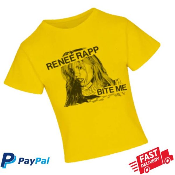 Renee Rapp Store Merch Yellow Bite Me Tee