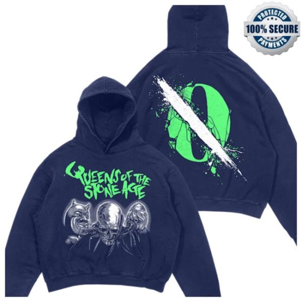 Queens Of The Stone Age Store Merch Clockwork Monster Hoodie