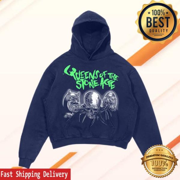 Queens Of The Stone Age Store Merch Clockwork Monster Hoodie