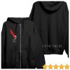 kenny queens of the stone age store merch lightning bolt black zip hoodie ud