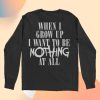 kenny my chemical romance store merch nothing longsleeve ud