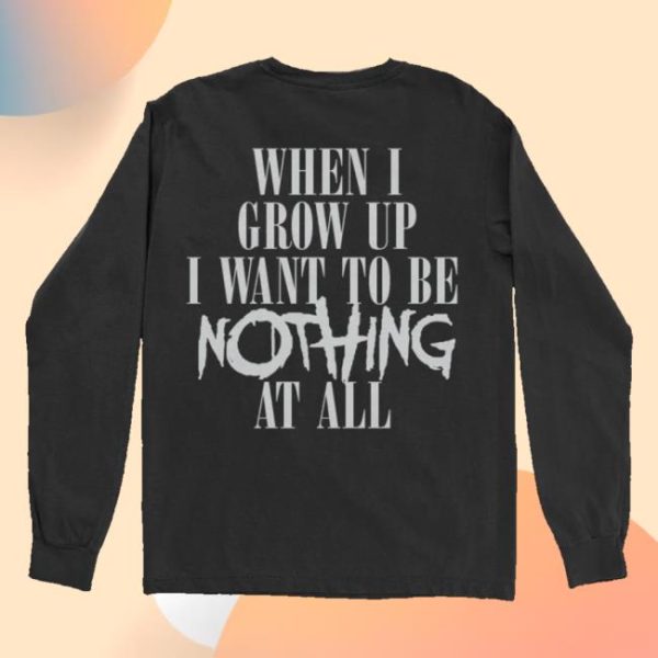 My Chemical Romance Store Merch Nothing Longsleeve