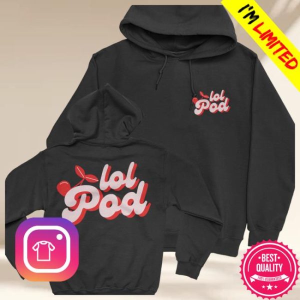 Thelolpodcast Store Merch Cherry Logo Hoodie