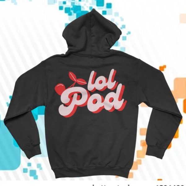 Thelolpodcast Store Merch Cherry Logo Hoodie