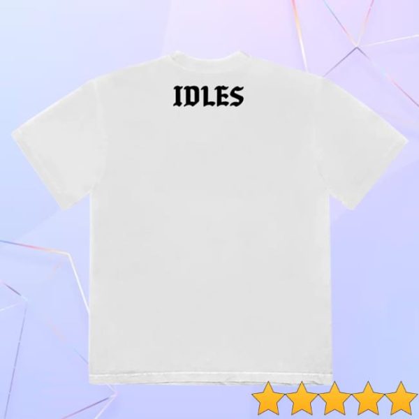 Idlesband Store Merch We’Re Not Fighting White T-Shirt